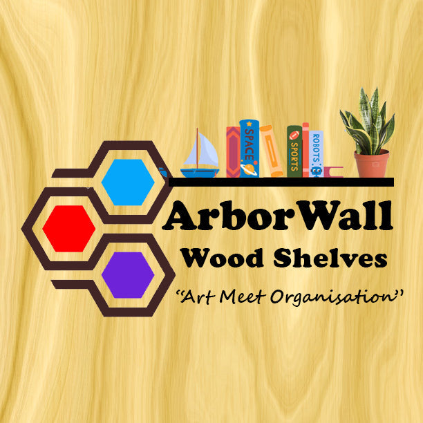 ArborWall Wood Shelves