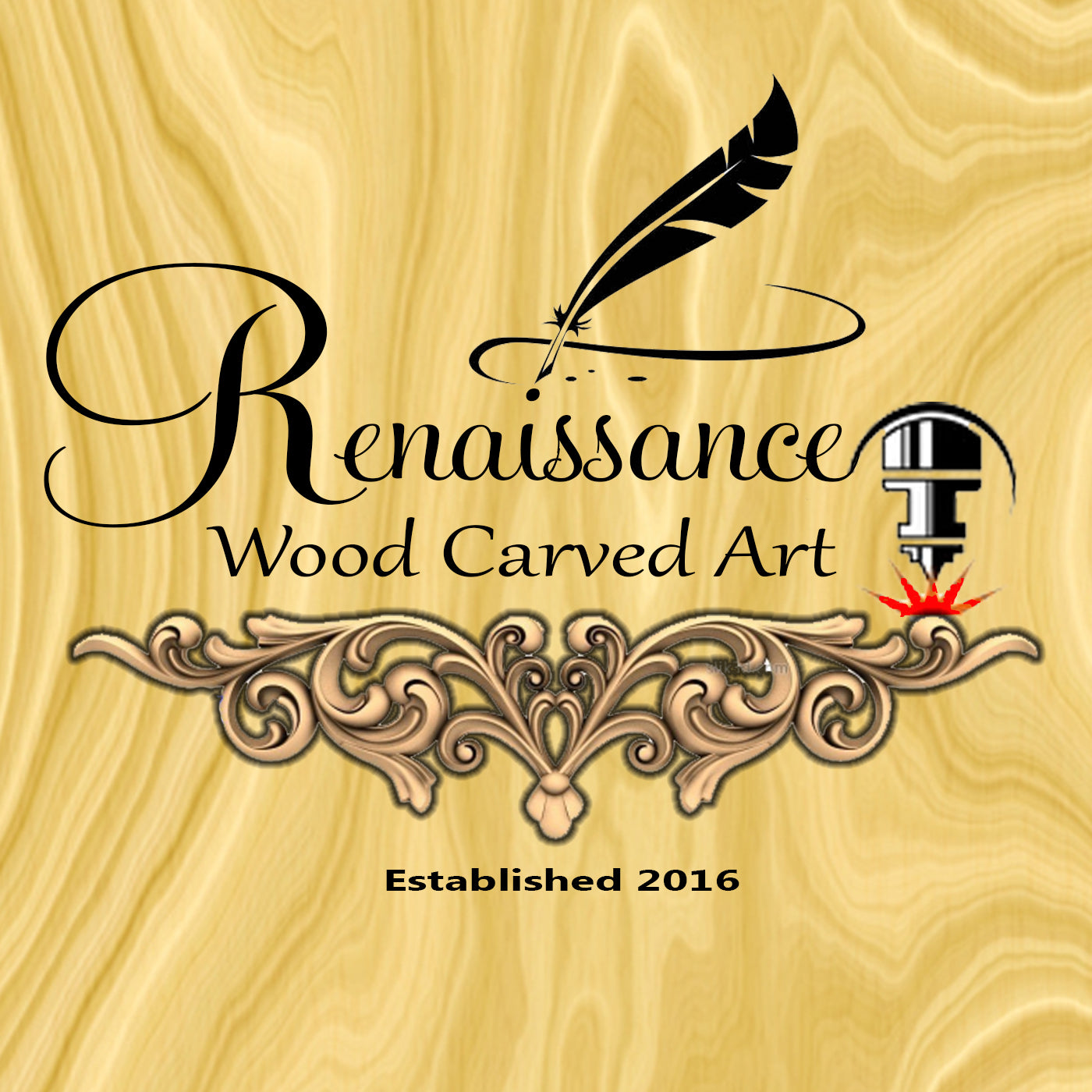 Renaissance Wood Carved Art