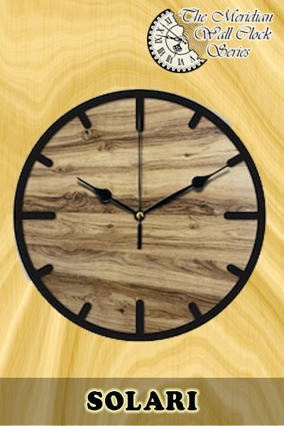 The Meridian Wall Clock Series (34 Styles)