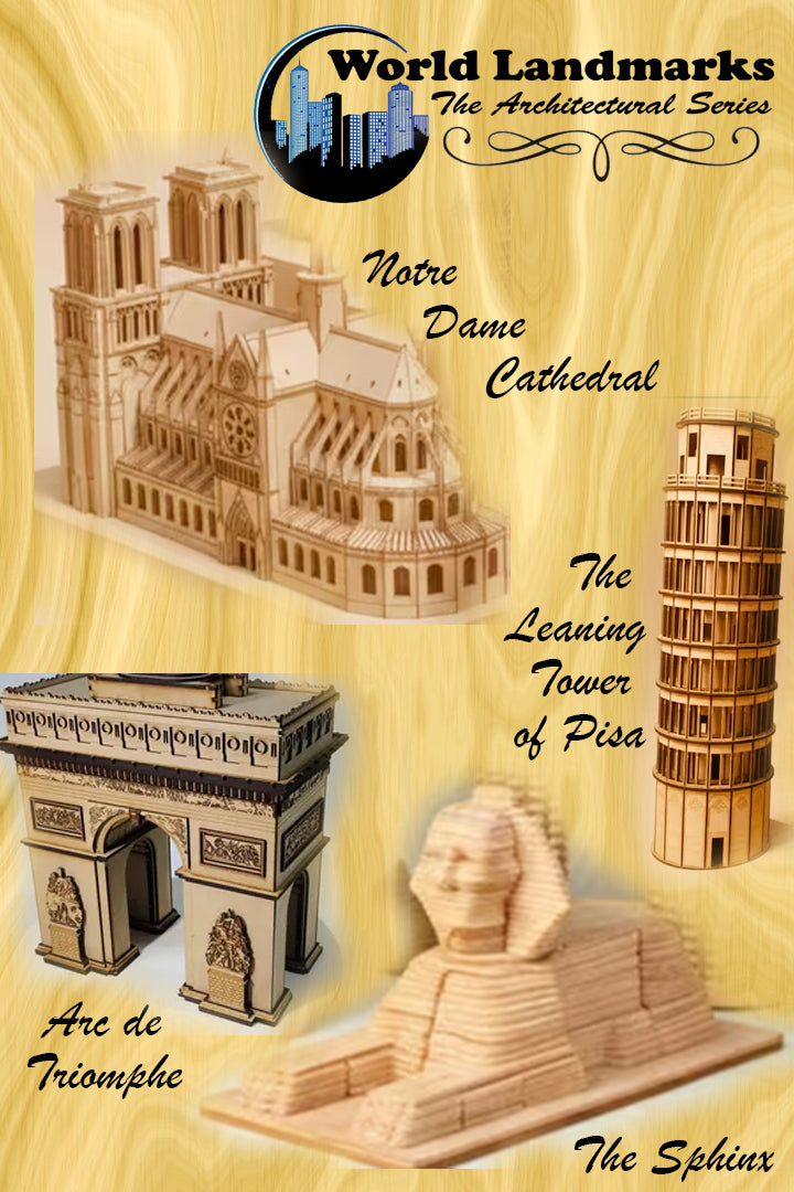 Tourist Attraction Bundle - World Landmarks (4 Items)