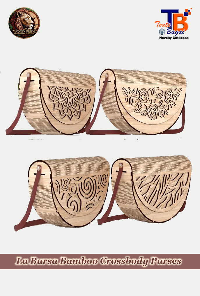 La Bursa Bamboo Crossbody Purse (4 Designs)
