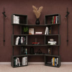 Rotating Adjustable Book Shelves