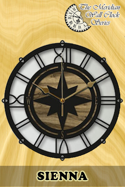 The Meridian Wall Clock Series (34 Styles)