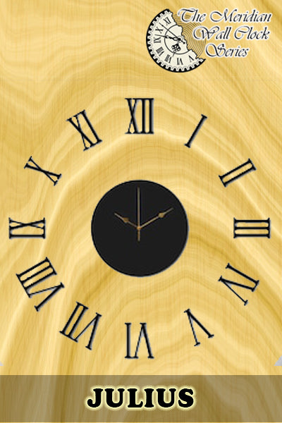 The Meridian Wall Clock Series (34 Styles)