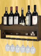 Wall-Mounted Wine Rack