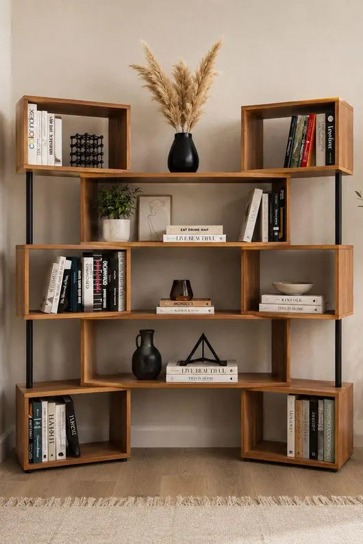Rotating Adjustable Book Shelves