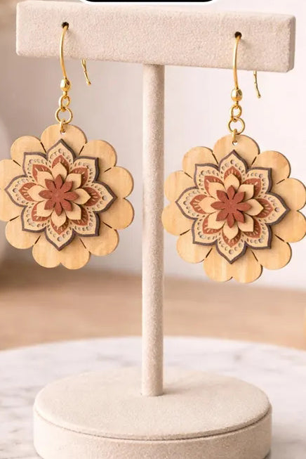The Z3 Collection of Wooden Earrings (3 Designs)