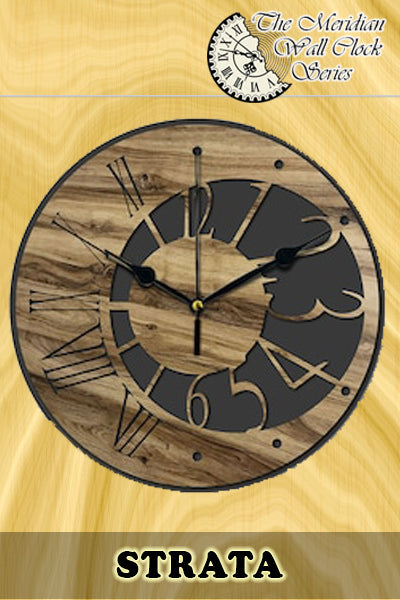The Meridian Wall Clock Series (34 Styles)