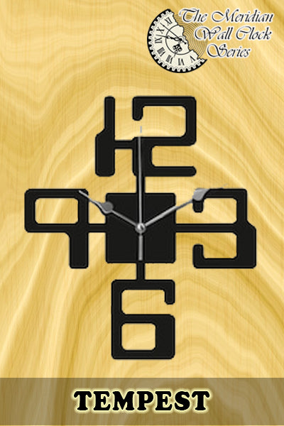The Meridian Wall Clock Series (34 Styles)