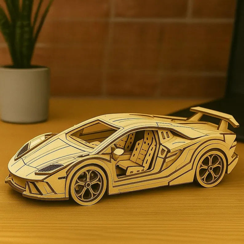 Lamborghini - 3D Wood Puzzle