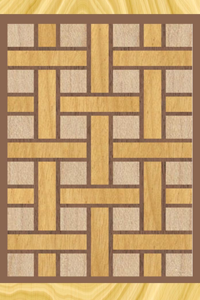 Basket Weave End-Grain Cutting Board