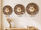 Wild Wood Wall Clock