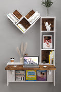 Floating Workstation & Shelf Unit