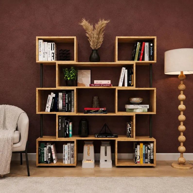 Rotating Adjustable Book Shelves