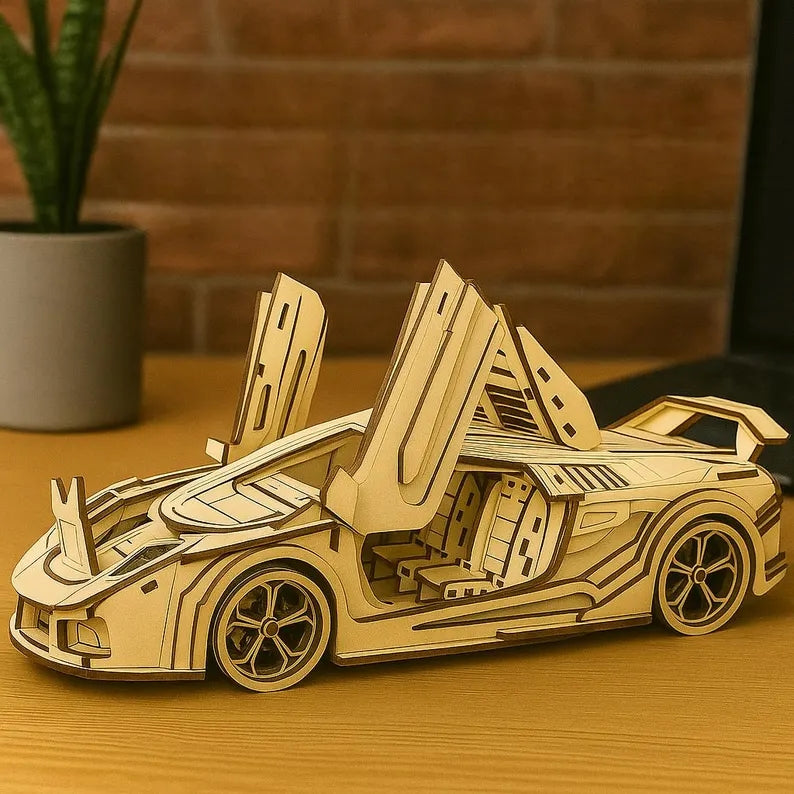 Lamborghini - 3D Wood Puzzle