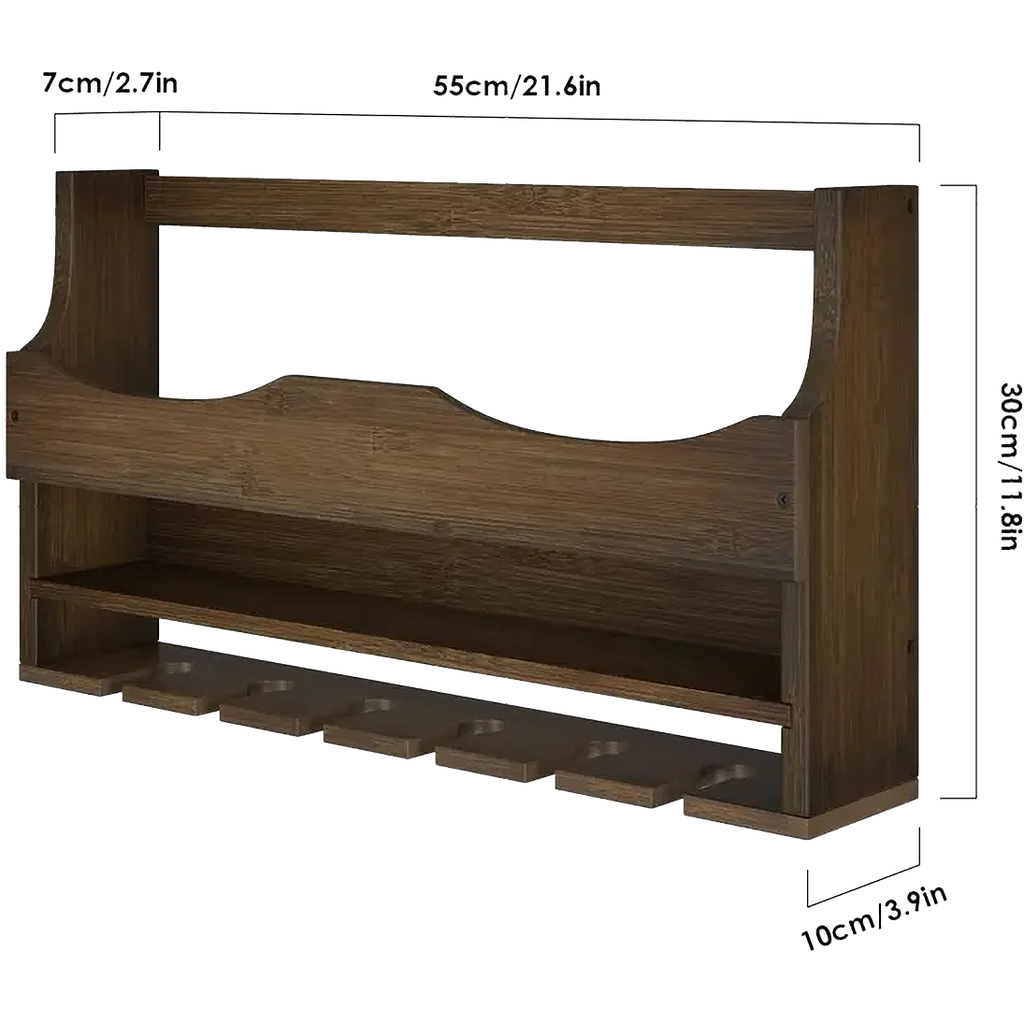 Wall-Mounted Wine Rack