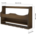 Wall-Mounted Wine Rack
