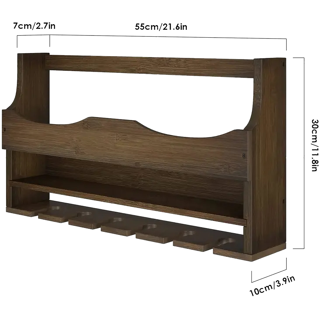 Wall-Mounted Wine Rack