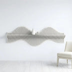 Wooden Wave Wall Shelf