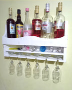 Wall-Mounted Wine Rack