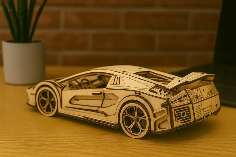 Lamborghini - 3D Wood Puzzle