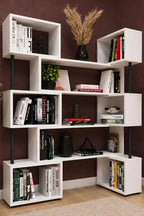 Rotating Adjustable Book Shelves