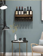 Wall-Mounted Wine Rack