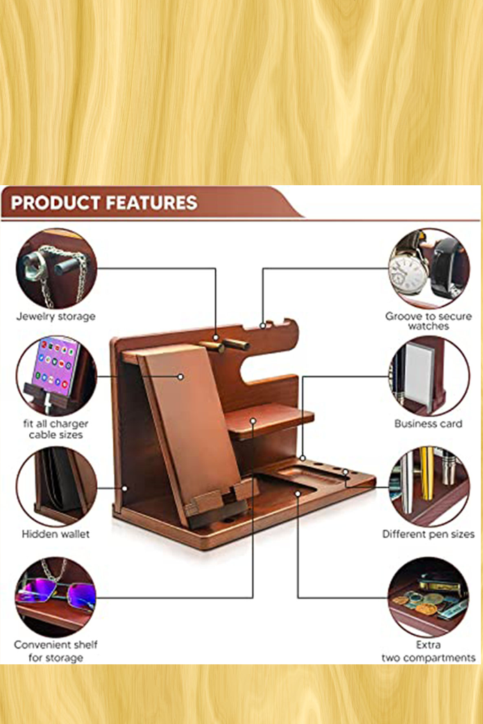 Men's Night Stand & Docking Station