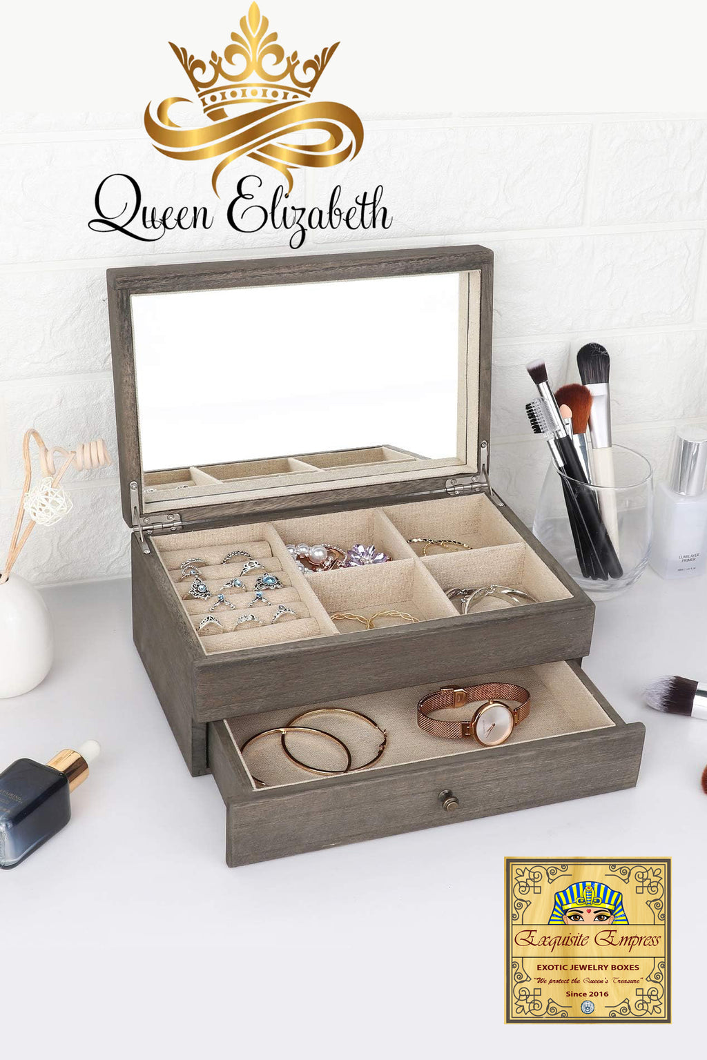 Queen Elizabeth Jewelry Box