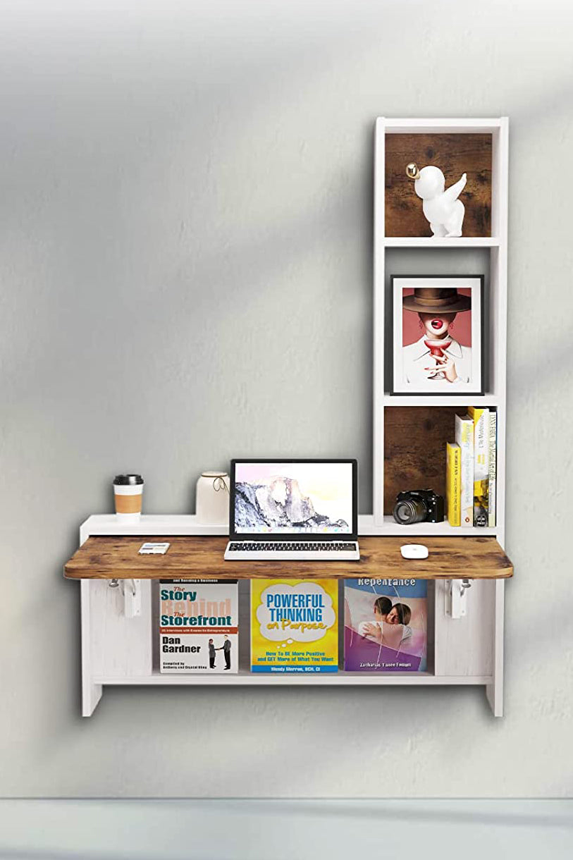 Floating Workstation & Shelf Unit