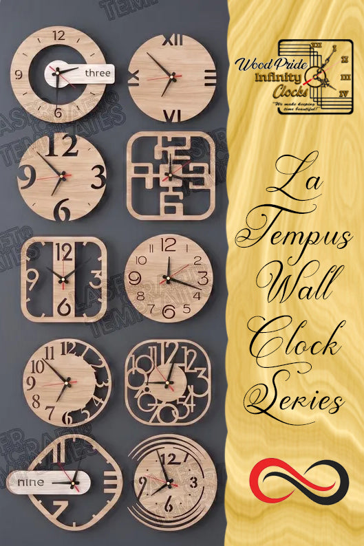 La Tempus Wall Clock Series (10 Styles)