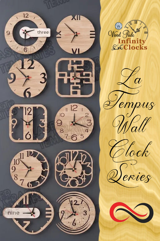 La Tempus Wall Clock Series (10 Styles)
