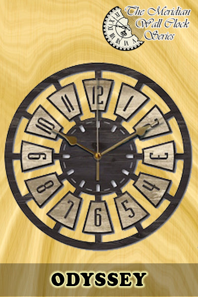 The Meridian Wall Clock Series (34 Styles)