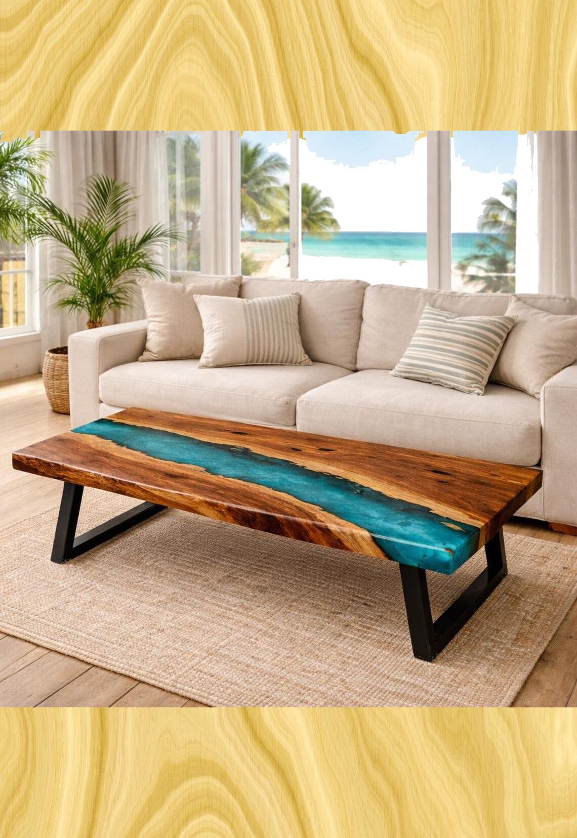DuraCoat Live Edge River Table Tops