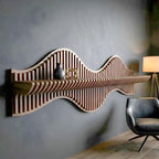 Wooden Wave Wall Shelf