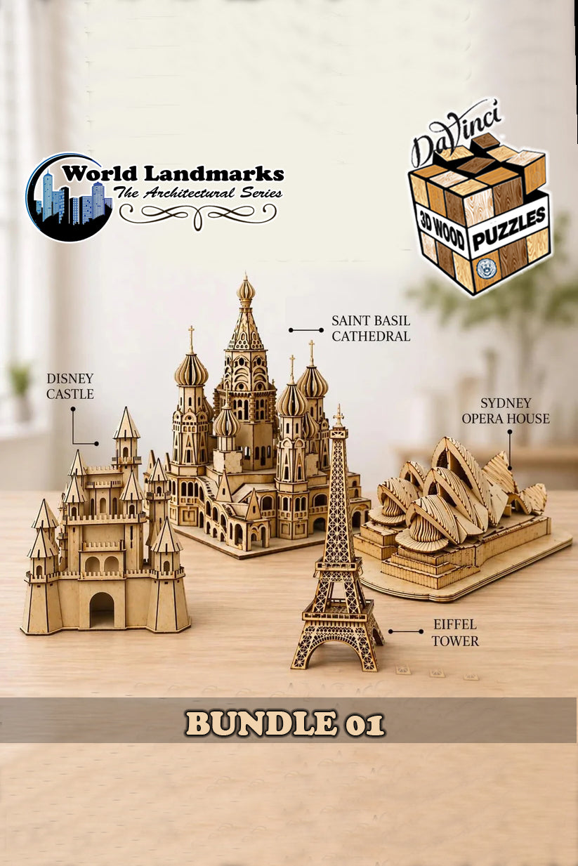Wide Travel Bundle - World Landmarks (4 Items)