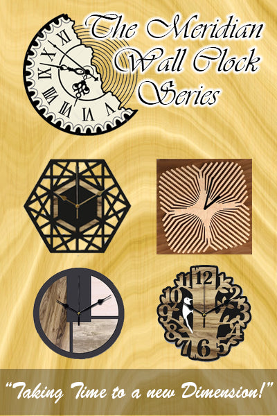 The Meridian Wall Clock Series (34 Styles)