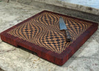 3D Wave End-Grain Cutting Board Cutting Board