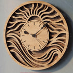 Wild Wood Wall Clock