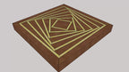 Rotating Square End-Grain Cutting Board