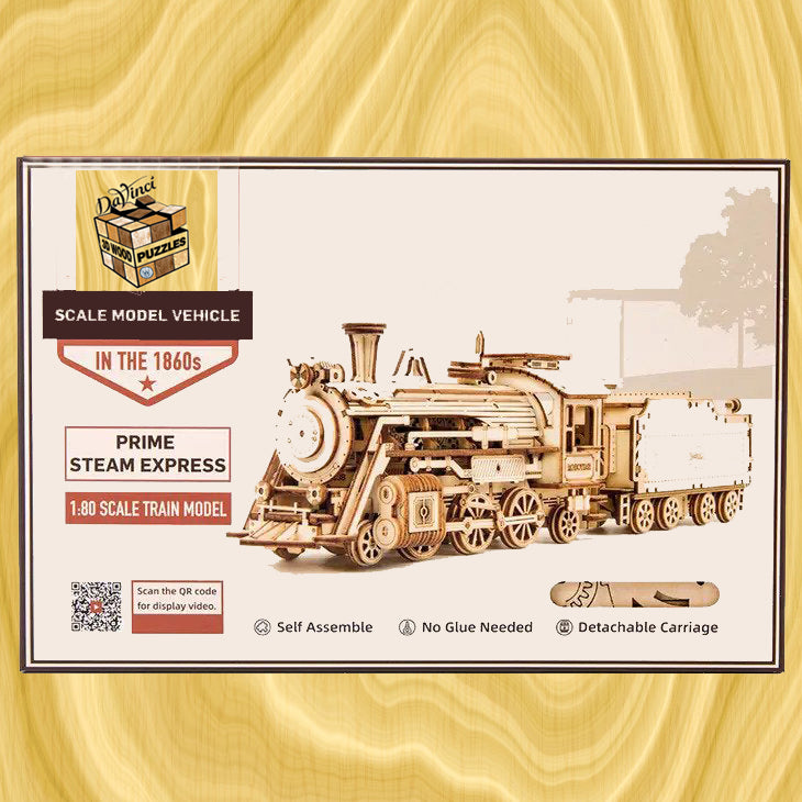 Prime Steam Express - 3D Wood Puzzle